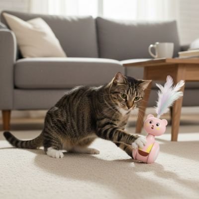 jouet chat quotidienne