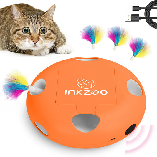 PlumeMagique™ - Orange - Royaumedechat.com